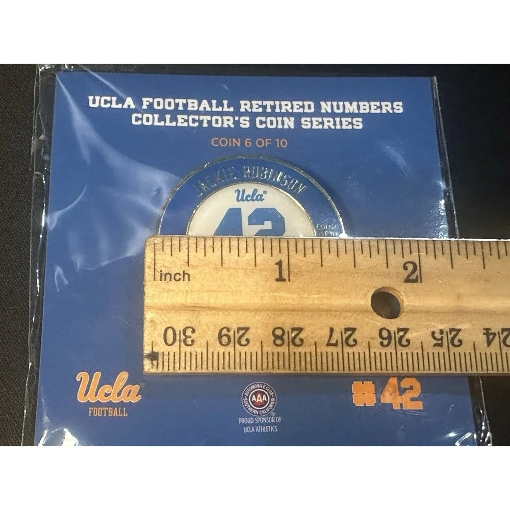 3 x UCLA Retired Numbers Coin Series Troy Aikman, Kenny Easley & Jackie Robinson